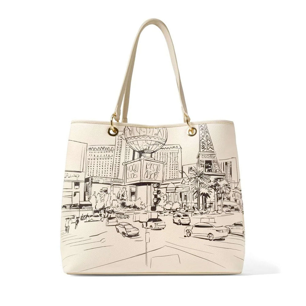 Shopping Bag BRACCIALINI linea Cartoline stampa Las Vegas