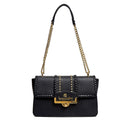 Borsa Donna a Spalla e Tracolla BRACCIALINI linea Ribbon Nera