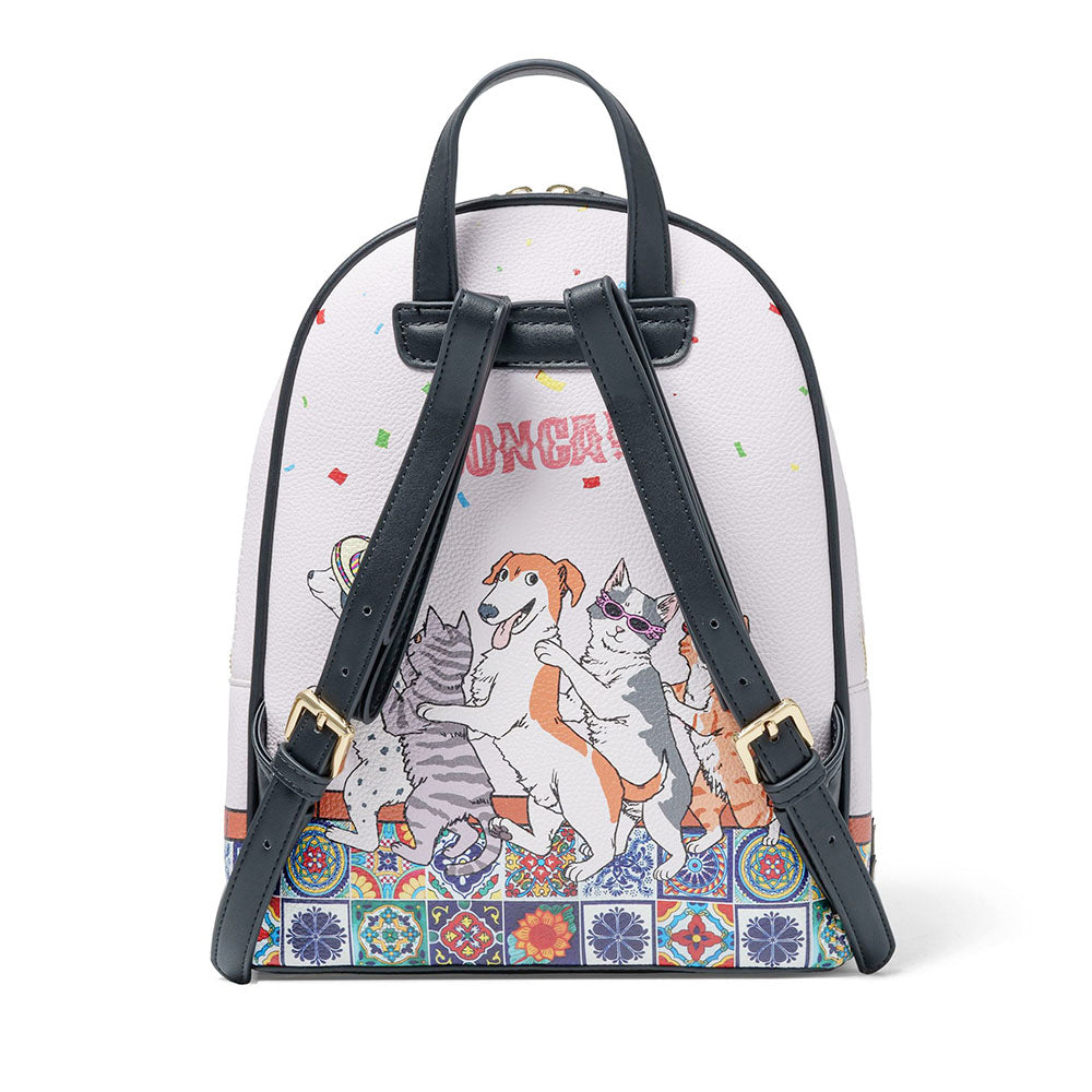 Zaino Donna BRACCIALINI linea Allround stampa Pets Dance Party