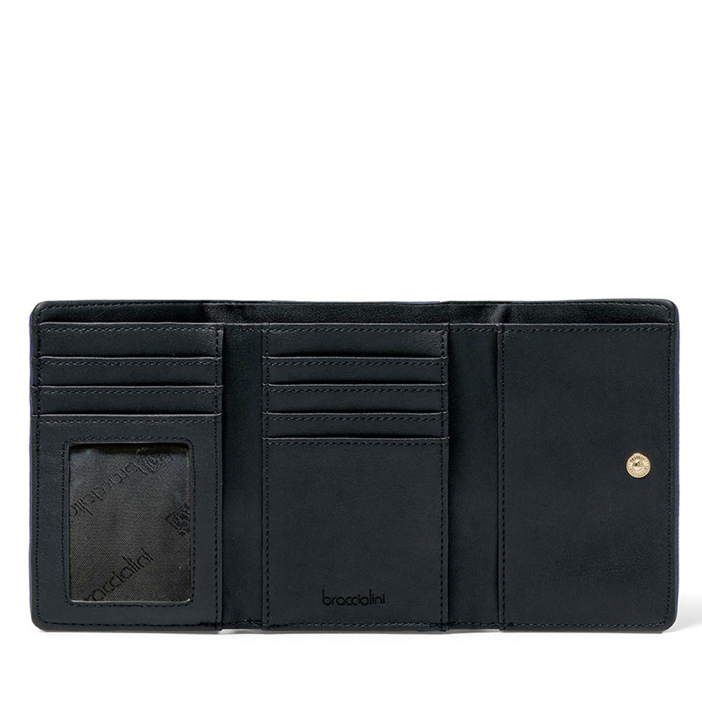 Portafoglio Donna Medio con Bottone BRACCIALINI linea Allround stampa Pets Dance Party