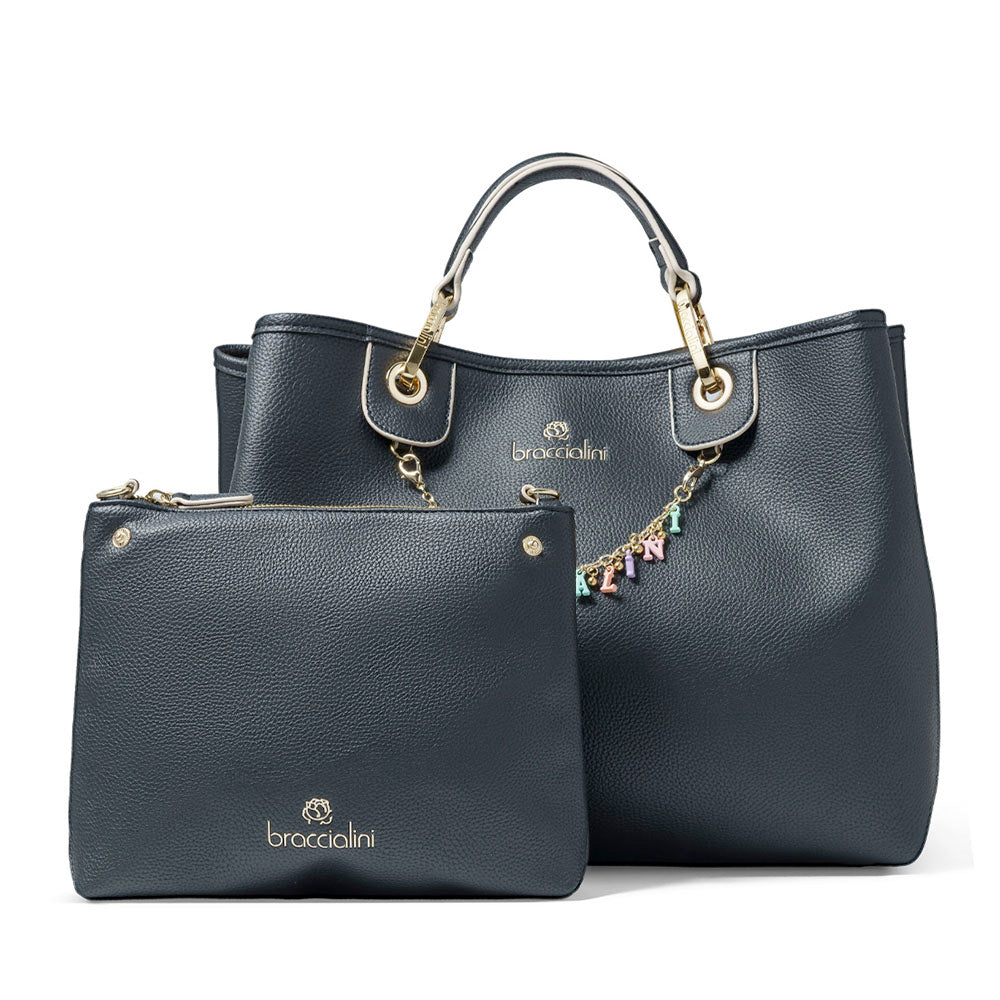 Borsa Donna a Mano BRACCIALINI linea Beth Nera