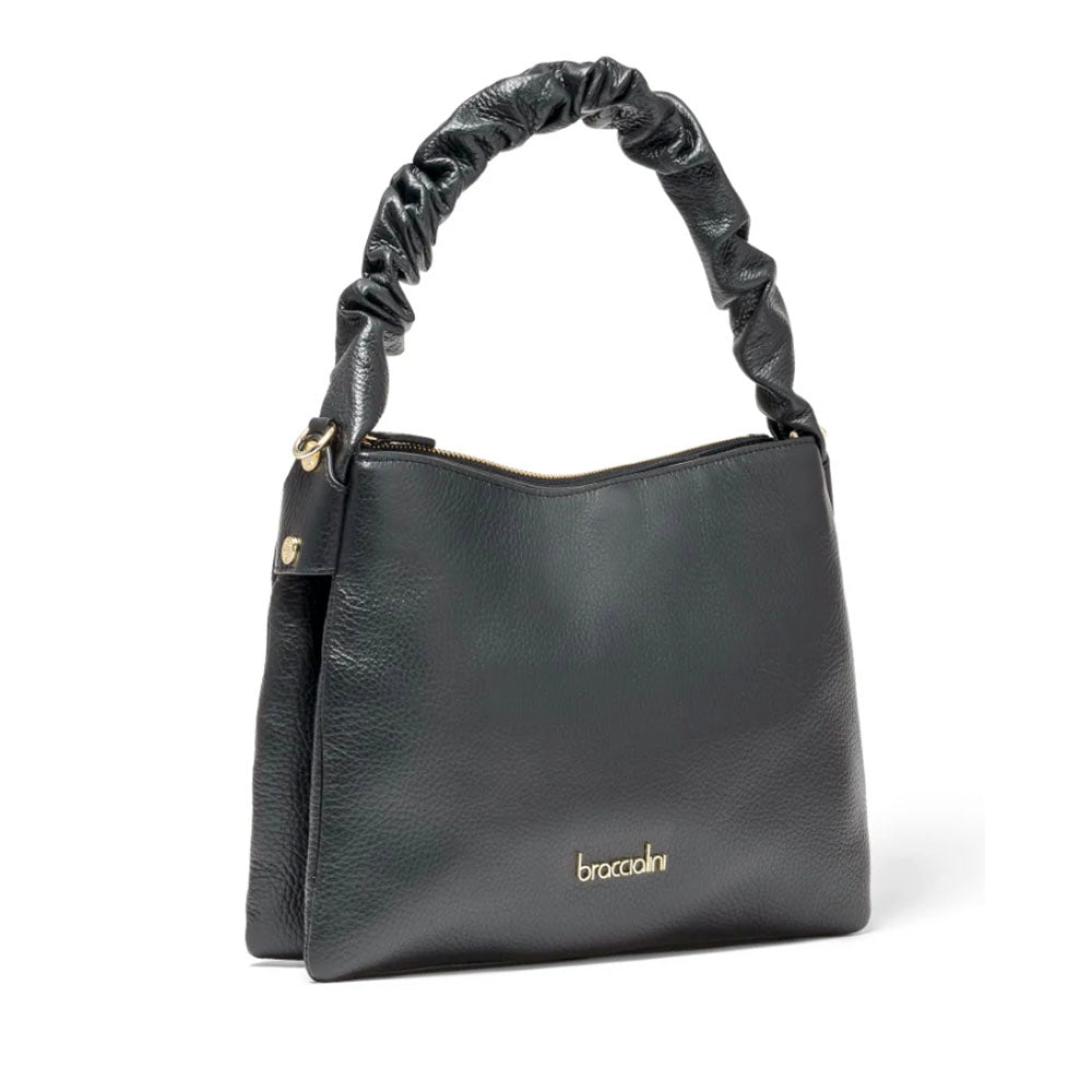 Borsa Donna a Mano BRACCIALINI linea Naomi in Pelle Nera