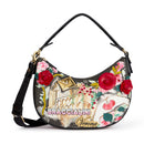 Hobo Bag Donna BRACCIALINI linea Cartoline stampa Verona