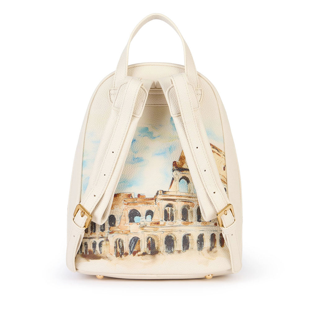 Zaino Donna BRACCIALINI linea Cartoline stampa Roma