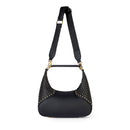 Borsa Donna a Spalla Media BRACCIALINI linea Rock colore Nero