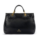Borsa Donna a Mano Large BRACCIALINI linea Beth Puffy in Nylon Nero