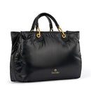 Borsa Donna a Mano Large BRACCIALINI linea Beth Puffy in Nylon Nero
