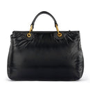 Borsa Donna a Mano Large BRACCIALINI linea Beth Puffy in Nylon Nero