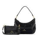 Borsa Donna a Spalla BRACCIALINI linea Beth Puffy in Nylon Nero