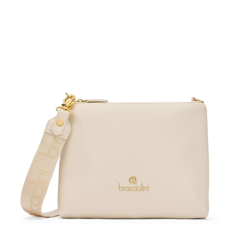 Pochette Donna con Tracolla BRACCIALINI linea Beth Beige