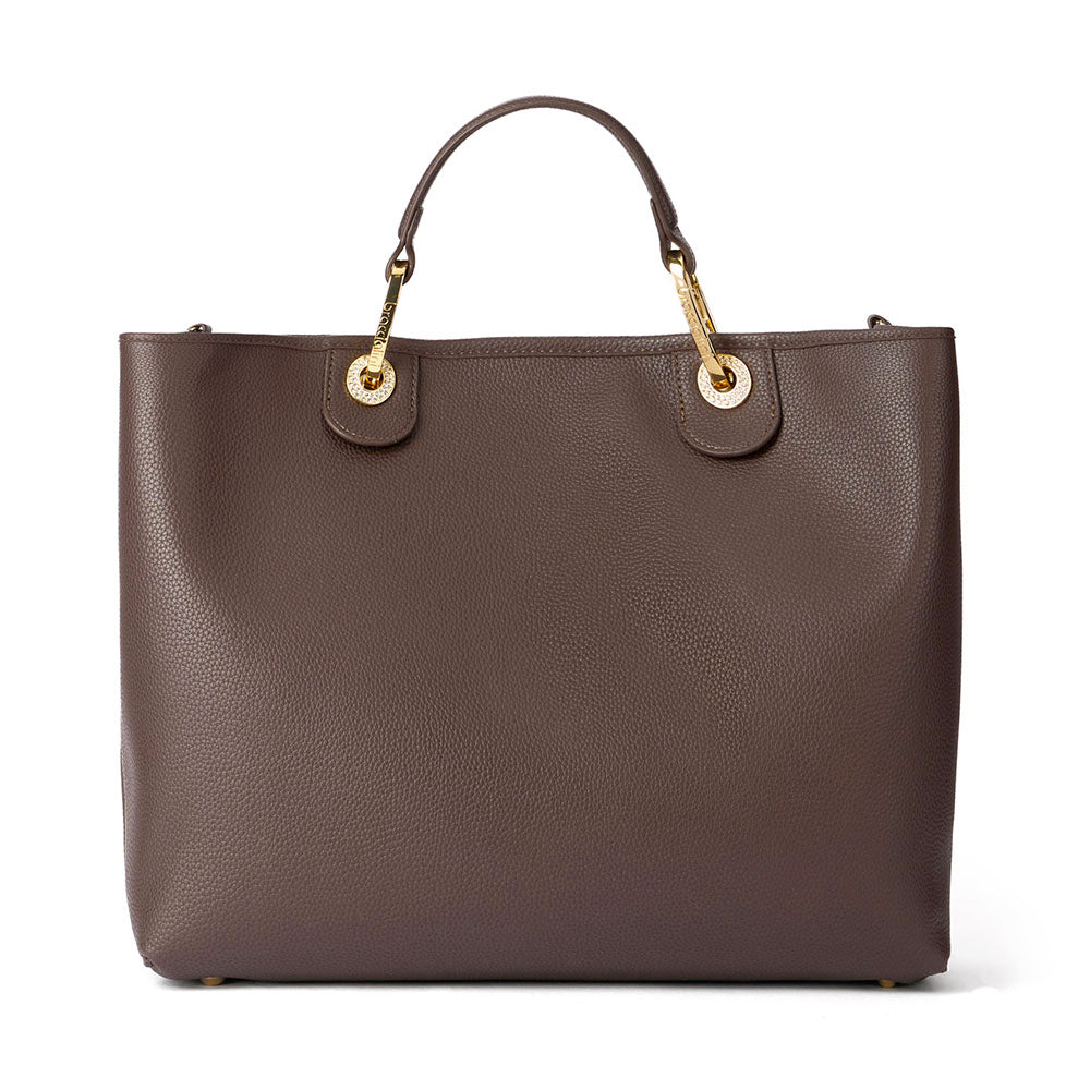 Borsa Donna a Mano Large BRACCIALINI linea Beth Marrone