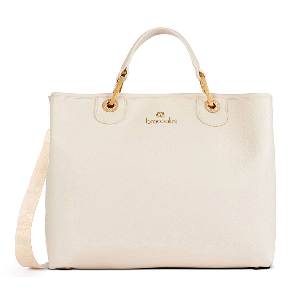 Borsa Donna a Mano Large BRACCIALINI linea Beth Beige