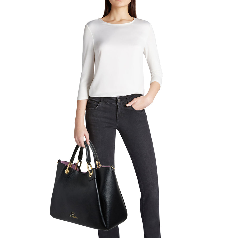 Borsa a Mano BRACCIALINI linea Amy Nero