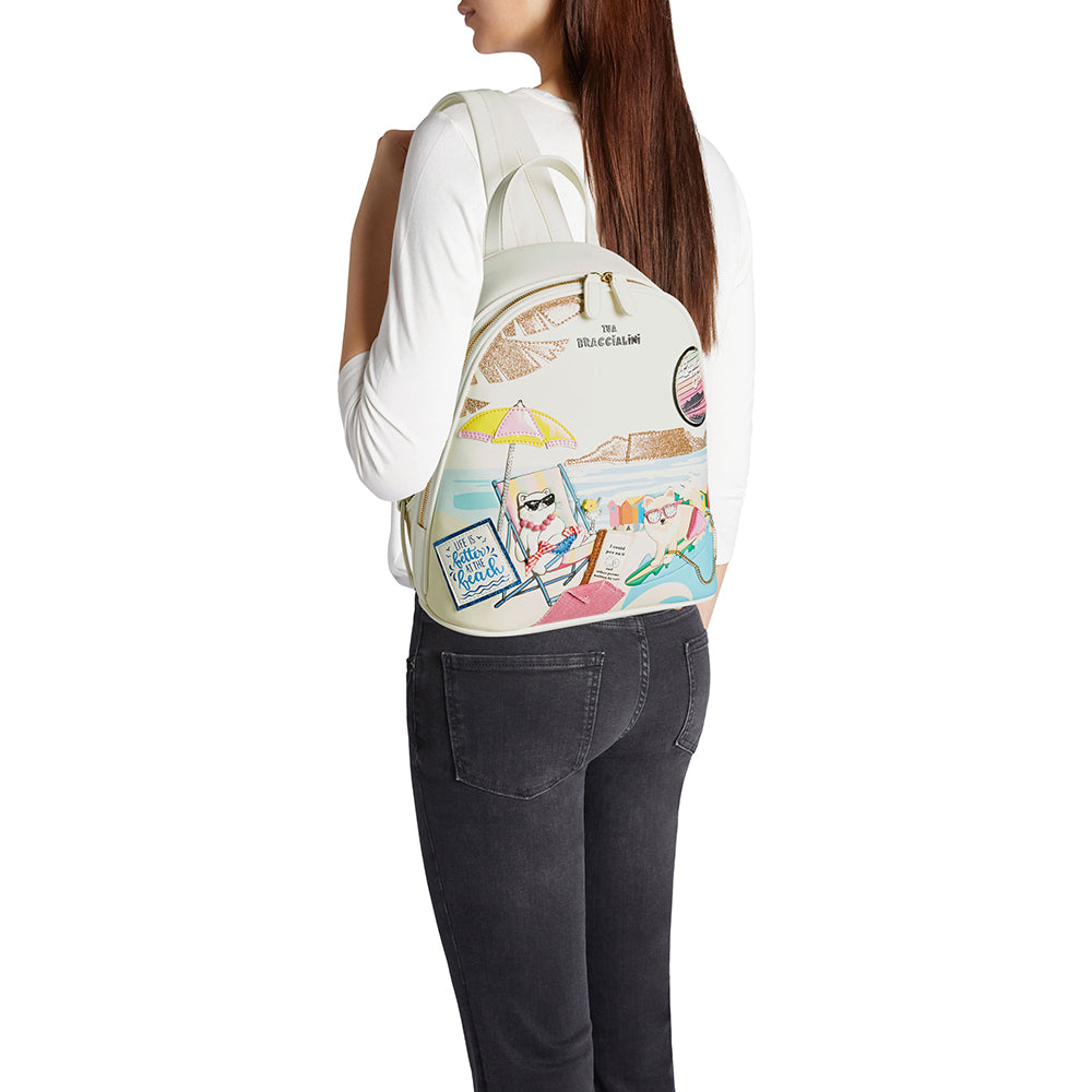 Zaino Donna BRACCIALINI linea Allround stampa Pets