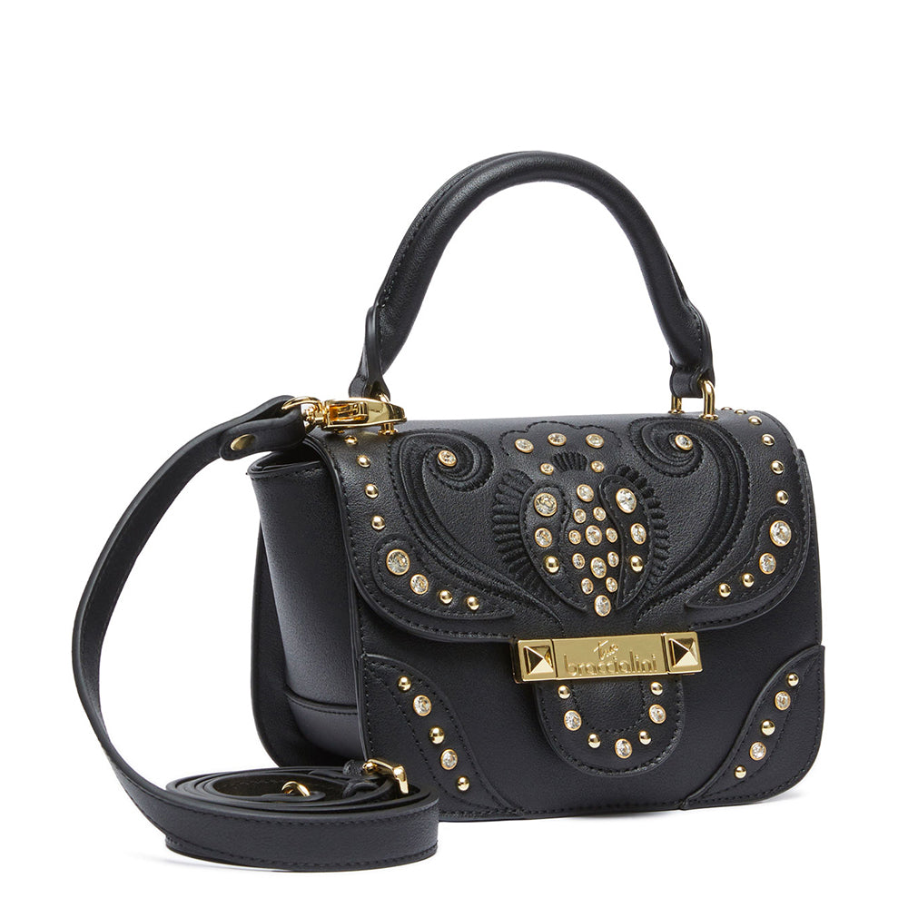 Borsa Donna a Mano BRACCIALINI linea Rock colore Nero