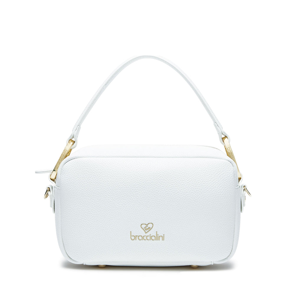 Borsa Donna a Tracolla BRACCIALINI linea Jinny Bianca