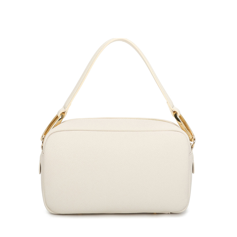 BRACCIALINI Damen Umhängetasche, Jinny Line, Beige