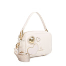 BRACCIALINI Damen Umhängetasche, Jinny Mix Line, Beige