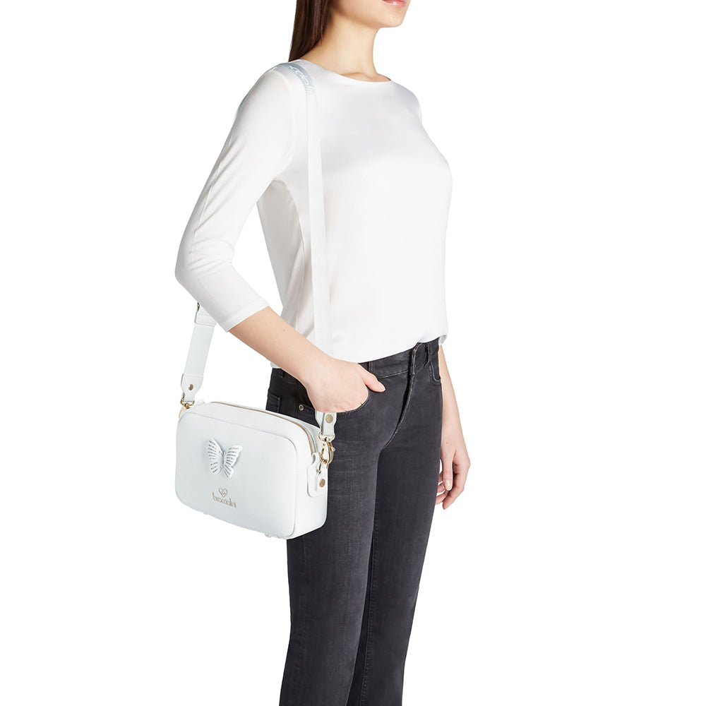 Borsa Donna a Tracolla BRACCIALINI linea Jinny Mix Bianco