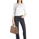 Borsa a Mano Media BRACCIALINI linea Amy Marrone