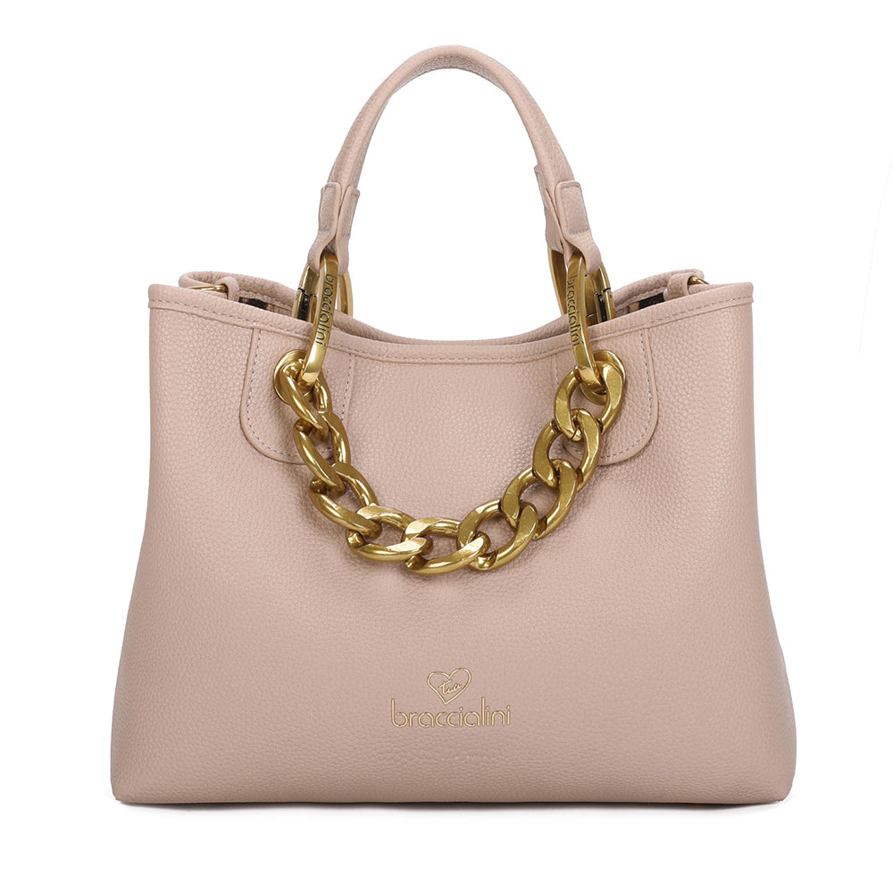 Borsa Donna a Mano BRACCIALINI linea Beth Jewels Taupe
