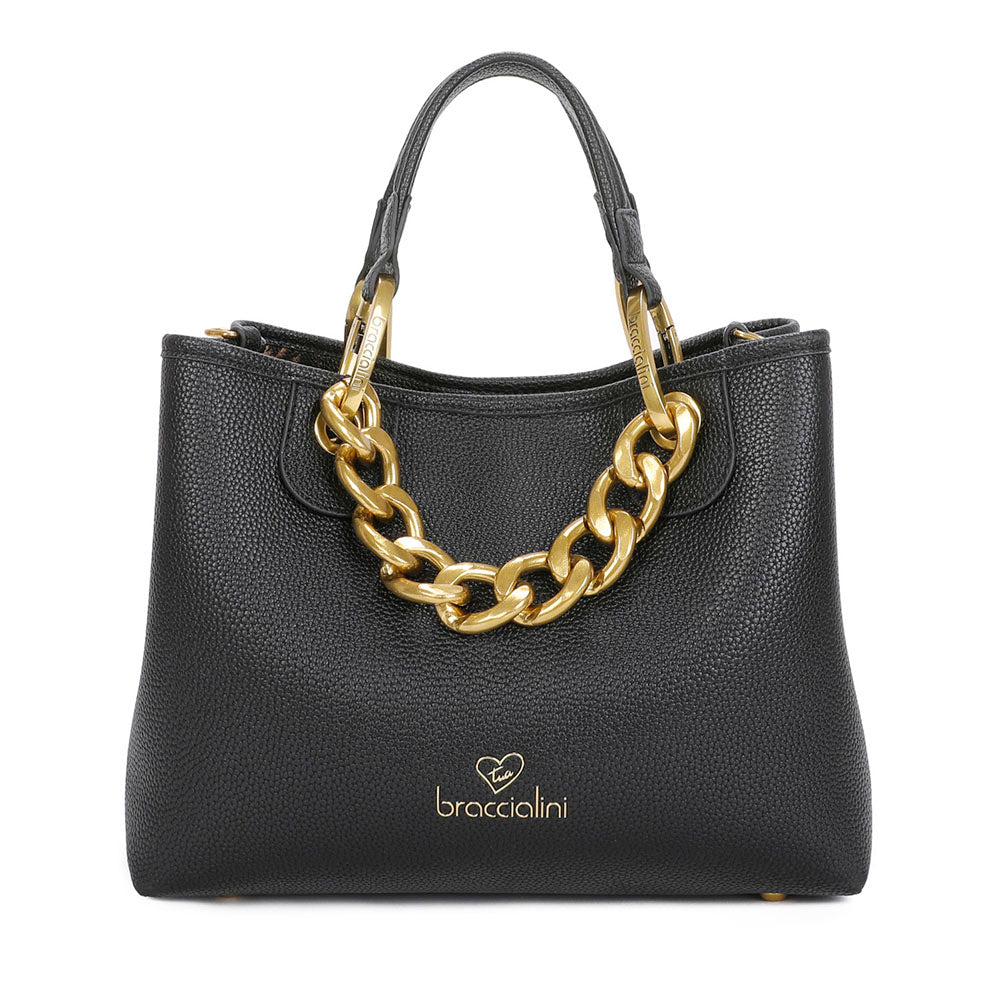 Borsa Donna a Mano BRACCIALINI linea Beth Jewels Nero