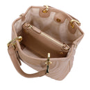 Borsa Donna a Mano BRACCIALINI linea Beth Matelassé Taupe