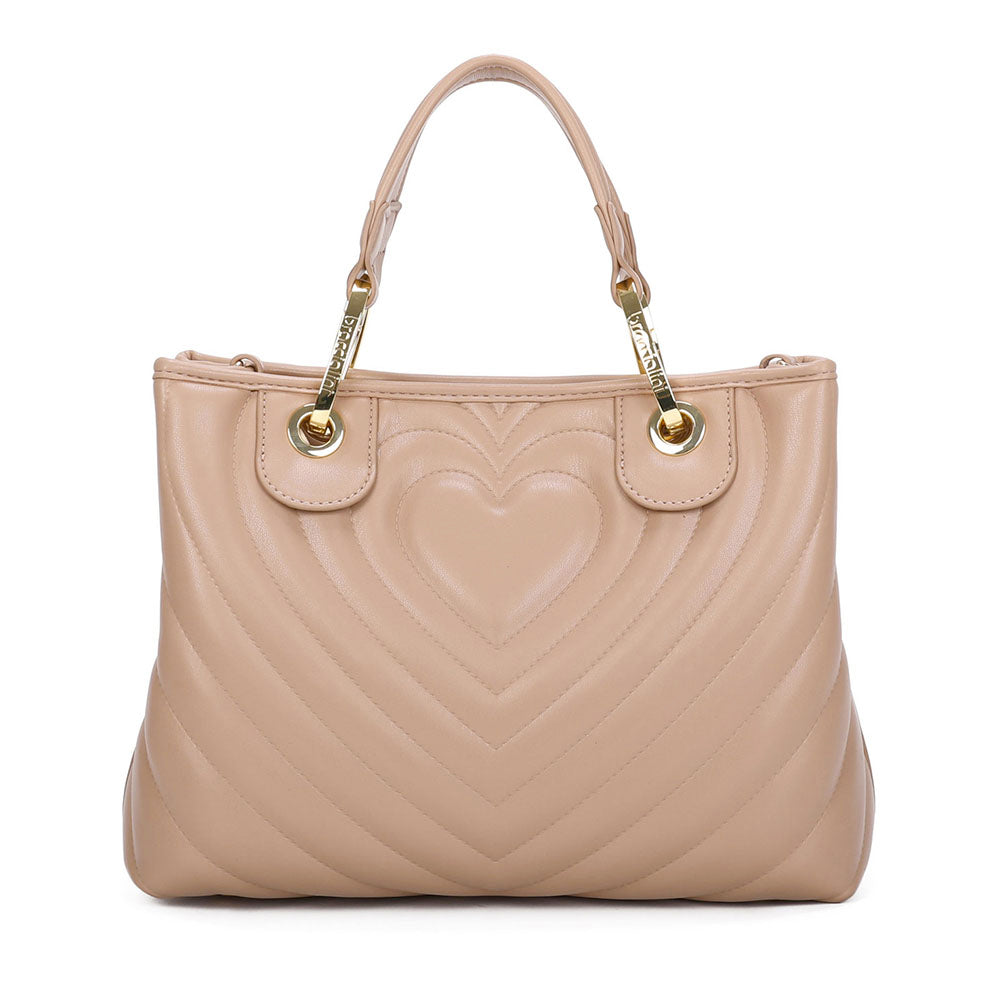 Borsa Donna a Mano BRACCIALINI linea Beth Matelassé Taupe