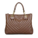 Borsa Donna a Mano BRACCIALINI linea Beth Matelassé Marrone
