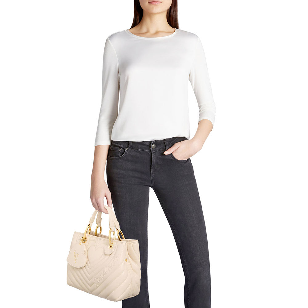 Borsa Donna a Mano BRACCIALINI linea Beth Matelassé Beige