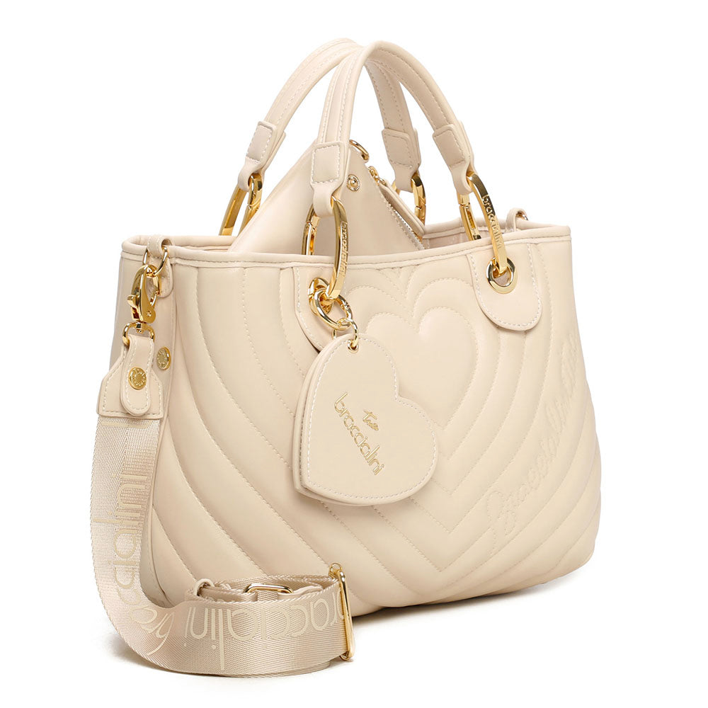 Borsa Donna a Mano BRACCIALINI linea Beth Matelassé Beige