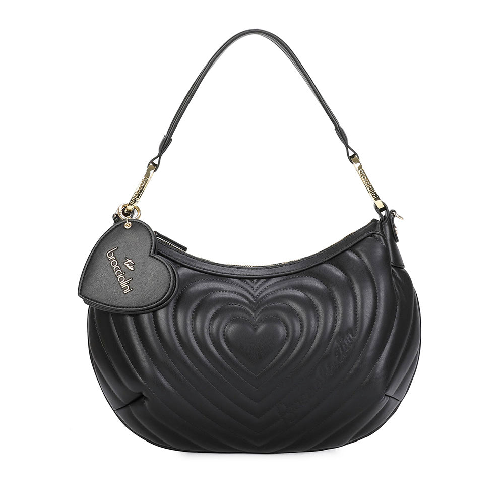 Borsa Donna a Spalla BRACCIALINI linea Beth Matelassé Nera