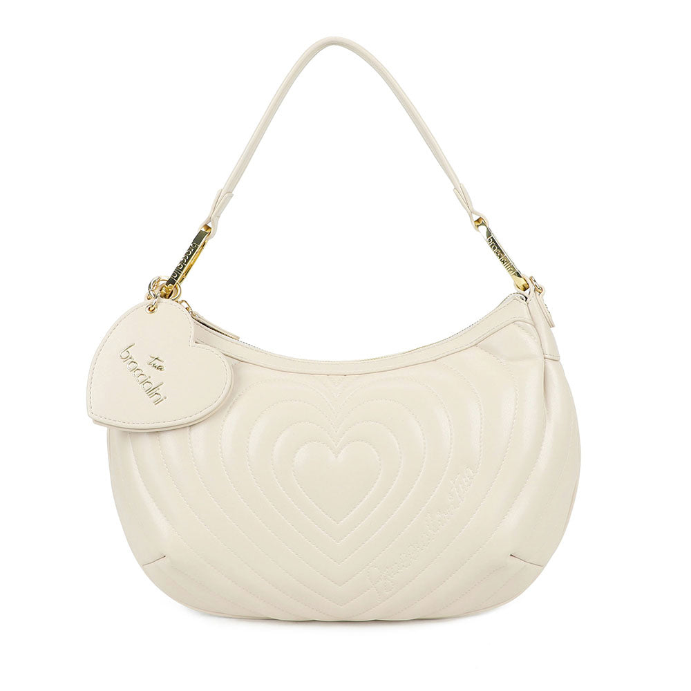 Borsa Donna a Spalla BRACCIALINI linea Beth Matelassé Beige