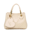 Borsa Donna a Mano Small BRACCIALINI linea Beth Matelassé Beige