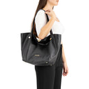 Shopping Bag Donna BRACCIALINI linea Ariel in Pelle Marrone Cioccolato