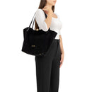 Shopping Bag Donna BRACCIALINI linea Ariel Suede in Camoscio color Vinaccia