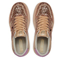 Scarpe Donna LIU JO Sneakers Tami 02 con Glitter All Over Papaya e Rose Gold