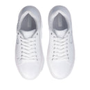 Sneakers Platform LIU JO Kylie 32 Bianche con Logo Gioiello