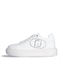 Sneakers Platform LIU JO Kylie 32 Bianche con Logo Gioiello