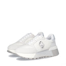 Scarpe Donna LIU JO Amazing 25 Sneakers Platform in Suede e Mesh Bianco