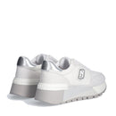 Scarpe Donna LIU JO Amazing 25 Sneakers Platform in Suede e Mesh Bianco