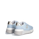 Scarpe Donna LIU JO Amazing 25 Sneakers Platform in Suede e Mesh Azzurro