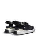 LIU JO Maxi Wonder Sandal 30 
Damen Sandalen aus schwarzem Leder
