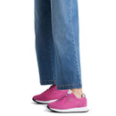 LIU JO Vibe 03 Damen-Sneaker aus rosa Wildleder und hellem Mesh