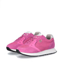 LIU JO Vibe 03 Damen-Sneaker aus rosa Wildleder und hellem Mesh