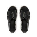 Sandali Platform LIU JO Dreamy Sandal 02 Nero con Inserti Metallizzati Silver