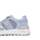 Sneakers Platform Donna LIU JO Amazing 43 Bis in Suede e Mesh Azzurro