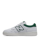 Scarpe Unisex NEW BALANCE Sneakers 480 in Pelle colore White e Timberwolf