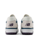 Scarpe Unisex NEW BALANCE Sneakers 550 in Pelle colore White Interstellar e Deep Ocean