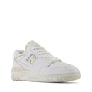 Scarpe Donna NEW BALANCE Sneakers 550 in Pelle colore White e Linen